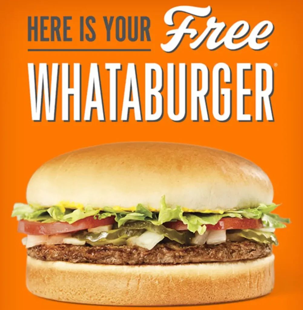 Promotion and deals at Whataburger